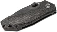 Petrified Fish PFP04 Havrog Black Stonewash K110 Black Micarta PFP04DMDW - KNIFESTOCK