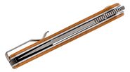 CIVIVI Stylum Front Flipper Micarta Maro Spălare cu Piatră Gri C20010B-A - KNIFESTOCK