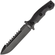 Halfbreed Blades Large Survival Knife - Fixed Blade LSK-01 BLK - K110 - KNIFESTOCK