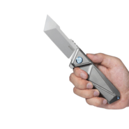 KUBEY Avenger Couteau Flipper à Verrouillage de Cadre Manche en Titane 6AL4V KB209A - KNIFESTOCK