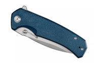 Sencut Skarnax SENCUT Blue Canvas Micarta HandleSatin Finished 9Cr18MoV BladeL - KNIFESTOCK