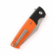 KANSEPT Shikari, 154CM, Aluminum + Orange G10 T2027B2 - KNIFESTOCK