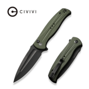 CIVIVI Incindie OD Green G10 HandleBlack Stonewashed 14C28N BladeButton Lock C - KNIFESTOCK