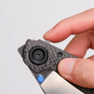 Vosteed Shilin Cutter Elmax Satin Black Carbon Fiber A2810 - KNIFESTOCK