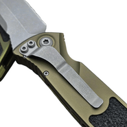 Microtech SOCOM ELITE AUTO T/E APOCALYPTIC FULL SERRATE OD GREEN 161A-12APOD - KNIFESTOCK