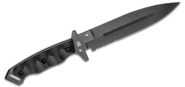 Halfbreed Blades Medium Infantry Knife - Fixed Blade MIK-01PS BLK - K110 - KNIFESTOCK