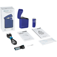 Olight Baton 4 Premium Edition Flashlight with Wireless Charging Case (Regal blue, 1300 Lumens) - KNIFESTOCK