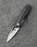 Bestech Knives Toddler Satin+stonewash 14C28N G10 Black BG64A - KNIFESTOCK