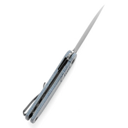 TENABLE KNIVES Einar Stonewashed Nitro-V 0.137&#039;&#039;/3.5mm Blue Micarta T2072A2 - KNIFESTOCK