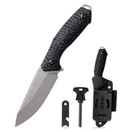 REMETTE RT-Allosaurus Knife Black G10, Stonewashed D2 RTAS-B - KNIFESTOCK