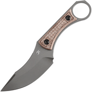 KANSEPT Niko Grey TiCn Coated D2 Fixed Blade G004A8 - KNIFESTOCK