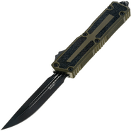 Microtech SCARAB II GEN III D/E-S BLACK STANDARD OD GREEN 1180-1OD - KNIFESTOCK