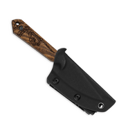 Kizer Mini Harpoon, KNFS Exclusive, Limited Edition 300pcs, Mkuruti Wood, Stonewashed Nitro-V - KNIFESTOCK