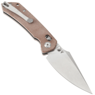 Tenable Knives Fenrir Stonewashed Nitro V, Braunes Micarta T1034V2 - KNIFESTOCK