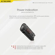 Lampe de poche NITECORE TIPSE-B pour porte-clés - KNIFESTOCK