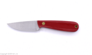 Brisa Necker 70-Red micarta 12C27 Flat Sheath Necker 70 Kydex - Flat BRS-004-9819-1512 - KNIFESTOCK