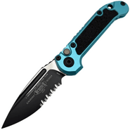Microtech L.U.D.T.® S/E Gen III Turquoise Partial Serrated 1135-2TQ - KNIFESTOCK