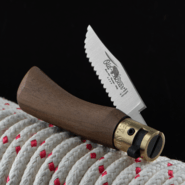 OLD BEAR® XS - STAINLESS STEEL, WALNUT HANDLE, SERRATED BLADE 9337/15_LN - KNIFESTOCK
