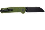 QPS Penguin Glyde 14C28N, nero, Manico: OD verde FRN QS130GL-B2 - KNIFESTOCK