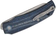 MKM ICE – MAGNACUT SW bld - DENIM CANVAS MICARTA hdl, S/S LINER Linerlock MK IC-DC - KNIFESTOCK