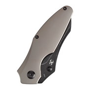 KANSEPT Baba Yaga Blackwash CPM 20CV 0.157" / 4.0mm Bronze Anodized Titanium K1074A6 - KNIFESTOCK