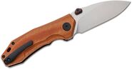 Petrified Fish PFP04 Havrog Stonewash K110 Brown Micarta PFP04KMW - KNIFESTOCK