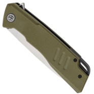 Petrified Fish PFB02 Loco Satin D2 Green G10 PFB02GRS - KNIFESTOCK