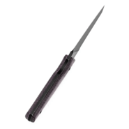 Tenable Knives Parr Blackwash 14C28N Purple Micarta - KNIFESTOCK