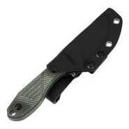 Tenable Knives Tiny Dancer Blackwash D2, Green Micarta G014A6 - KNIFESTOCK