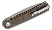 CIVIVI Stylum Front Flipper Donkergroen Micarta Grijs Stonewashed C20010B-C - KNIFESTOCK