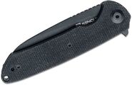 SENCUT Kyril Black Micarta Handle Black Stonewashed 9Cr18MoV Blade S22001-3 - KNIFESTOCK