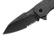 Kershaw GRAVEL SERR, 8Cr13MoV, Stainless Steel K-2065ST - KNIFESTOCK