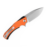 Kansept Mini Hellx Stonewashed D2 Orange G10 T2008A5 - KNIFESTOCK