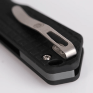 Vosteed Hedgehog S35VN Bead Blasted &amp; Brushed Black  Aluminum A1304 - KNIFESTOCK