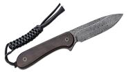 Civivi Fixed Blade Elementum Black Ebony Wood/Damascus C2105-DS1 - KNIFESTOCK