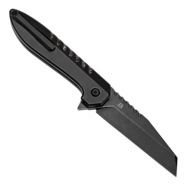 Kansept Kosame Blackwash 154CM Blackwash Titanium with Copper Carbon Fiber Inlay - KNIFESTOCK