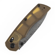 Tenable Kryo Damascus Amber PEI/Ultem T1001V10 - KNIFESTOCK
