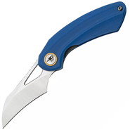 Bestech BIHAI 14C28N Stonewash+Satin G10  Blue BG53D-1 - KNIFESTOCK