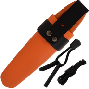 Morakniv Eldris Neck Knife Burnt Orange with Fire Starter Kit Stainless 13502 - KNIFESTOCK