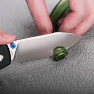 Vosteed Raccoon(Top Liner Lock) 14C28N Satin Black Micarta A2903 - KNIFESTOCK