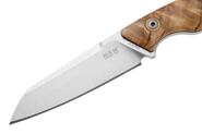 MKM POCKET TANGO 2 – MAGNACUT LAMBSF. Satin Fixed bld, manico in OLIVE WOOD, +POCKET L - KNIFESTOCK