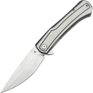 Tenable Knives Kratos Stonewashed Nitro-V White &amp; Black G10 - KNIFESTOCK