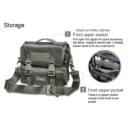 Magforce Survivor Carrying Bag - 500D W/P Black #A0499B02 - KNIFESTOCK
