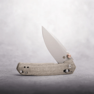 Vosteed Mini Psyop Elmax Bead Blast Stonewash Green Norplex UltreX™ Micarta A230 - KNIFESTOCK