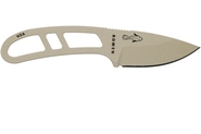 ESEE Candiru Dark Earth CAN-DE couteau de cou avec étui noir + clip de ceinture CAN-DT-E-CS - KNIFESTOCK