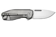 Lionsteel NANO, Folding knife MagnaCut blade, NATURAL Canvas handle  NA01 CVN - KNIFESTOCK