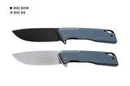 Petrified Fish PFB02 Loco Satin D2 Blue G10 PFB02BS - KNIFESTOCK
