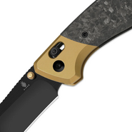 Kizer Staffi S45VN, Kőmosott + Matt DLC-Ultra, Titán &amp; CF Ki3695A1 - KNIFESTOCK