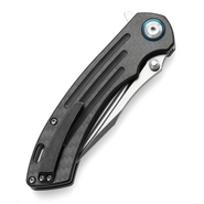 KANSEPT Pretatout Stonewashed CPM S35VN 0.137&#039;&#039;/3.5mm Carbon Fiber,G10 K1032A5 - KNIFESTOCK