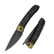 Kizer Mini MoMo S90V Titanium+Fat Carbon Camo Gold Ki3663A3 - KNIFESTOCK